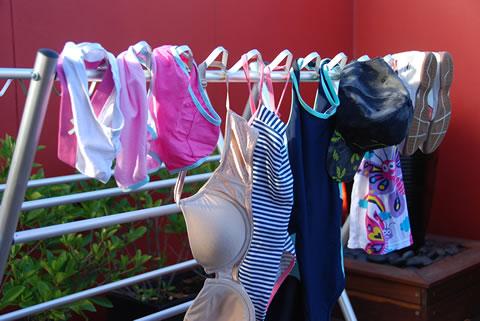 versatile hooks to hang socks, underwear, hats, shoes unlike a washing line